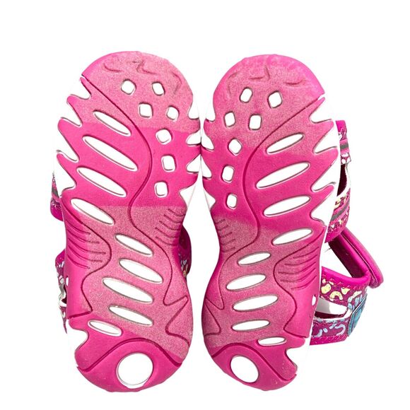 NEW NoBox Paw Patrol Light Up Sandals Shoes Pink Toddler Girls 10 Nickelodeon - Picture 7 of 10